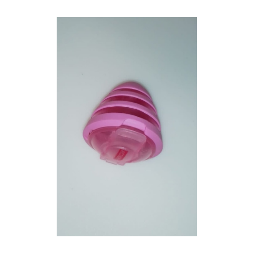 Точилка пластмассовая веретено, двойная, п/п с европодвесом розовая ASH530