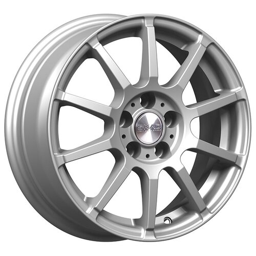 фото Диски скад акита 6,0x15 4x100 d54.1 et48 цвет черный бархат