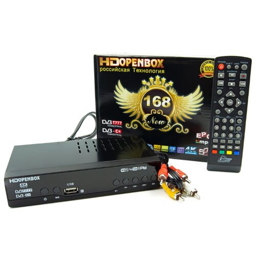 фото Dvb-t2 тв приставка hdopenbox 168 t777/c+