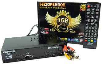 DVB-T2 ТВ приставка HDOPENBOX 168 T777/C+