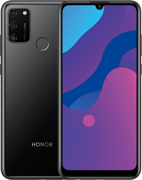 Смартфон HONOR 9A 3/64 ГБ Global, Dual nano SIM, черный