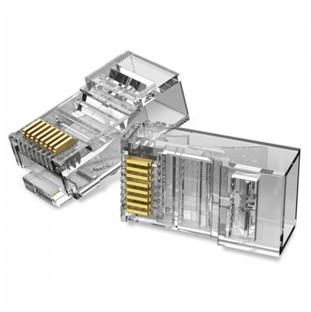 Коннектор Vention RJ45 8p8c UTP cat.6A 50шт IDGR0-50