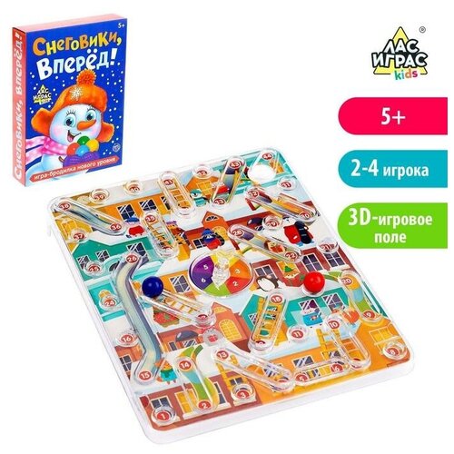 Настольная игра-бродилка Снеговики, вперёд! настольная игра activity вперёд