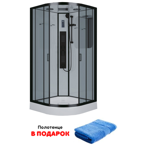 Душевая кабина Niagara Premium NG-6902-01G BLACK 100х100 см душевая кабина niagara premium ng 6902 01d black 100х100 см