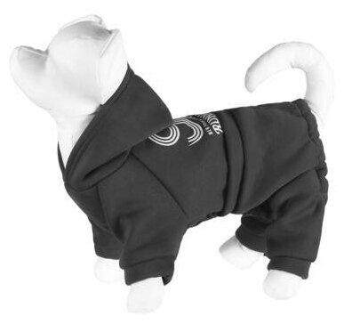Yami-Yami одежда Костюм для собаки с капюшоном зелёный S (спинка 23 см) лн26ос 0,08 кг 57534 - фотография № 2