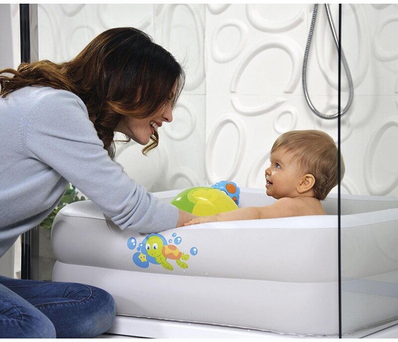 Бассейн надувной детский Baby Tub 86 х 86 х 25 см Bestway 51116 - фотография № 5