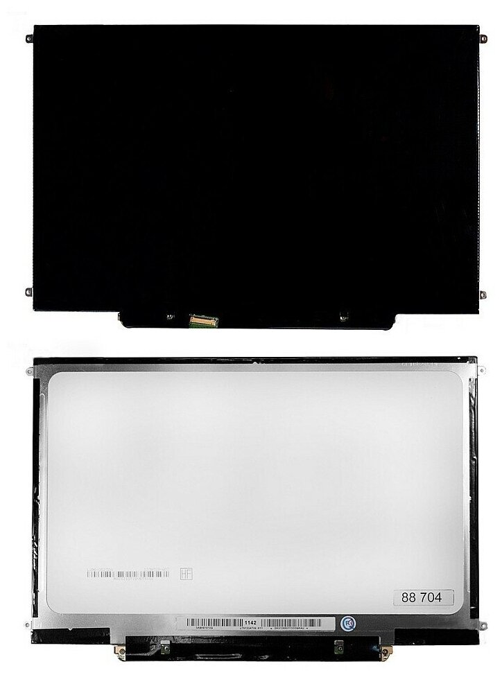 Матрица для ноутбука 13.3" 1280x800 WXGA 30 pin LVDS Slim LED TN крепления слева/справа (уши) глянцевая. PN: LTN133AT09.