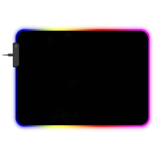 Коврик для мыши игровой с RGB подсветкой в подарочной коробке 35*25см