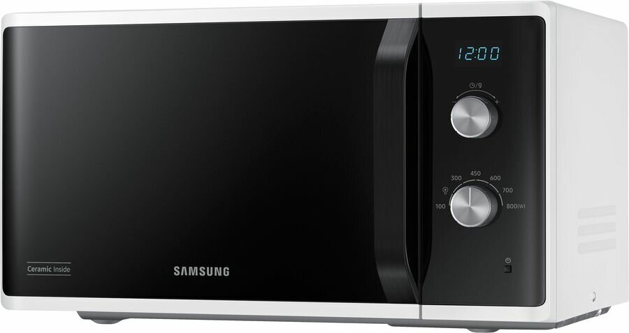 Микроволновая печь Samsung MS23K3614AW/BW, 800Вт, 23л, белый