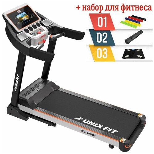 фото Беговая дорожка unixfit mx-800sp + набор для фитнеса