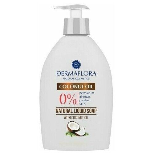 BradoLine Dermaflora 0% Жидкое мыло, Кокос 400мл