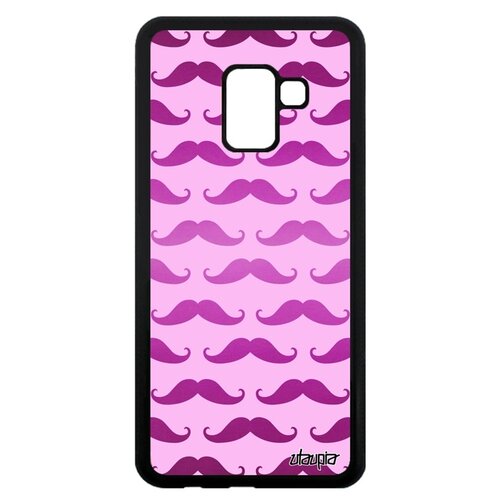 фото Чехол для мобильного samsung galaxy a8 2018, "усы" пиар мистер utaupia