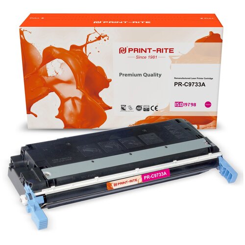 Картридж лазерный Print-Rite TRH217MPU1J PR-C9733A C9733A пурпурный (13000стр.) для HP CLJ 5500/5550 картридж print rite pr cf303a для clj ent m880 30000стр пурпурный