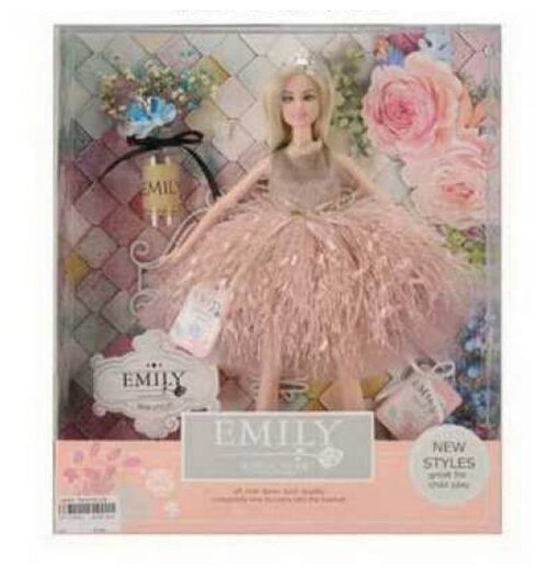 Кукла Junfa toys Эмили Розовая серия, 30 см, QJ077B