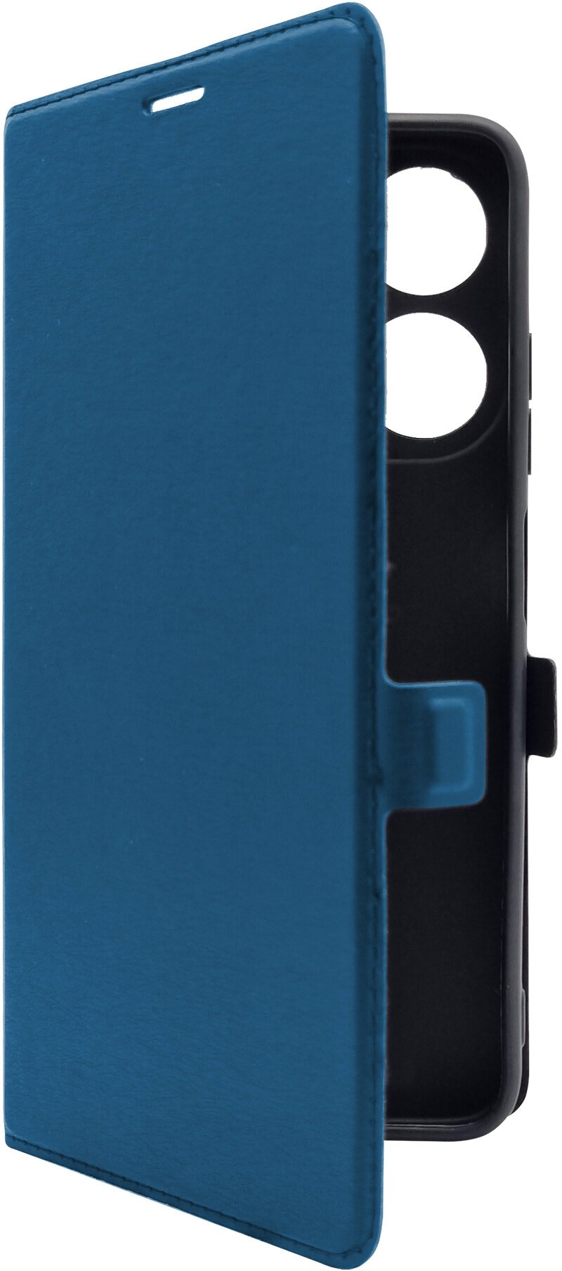 Чехол на Tecno Spark 10/ 10C (Техно Спарк 10/10С) синий книжка эко-кожа с функцией подставки отделением для карт и магнитами Book case Brozo