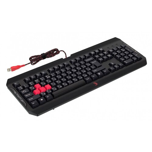 Клавиатура A4 Bloody Q100 черный USB Multimedia for gamer 186200₽