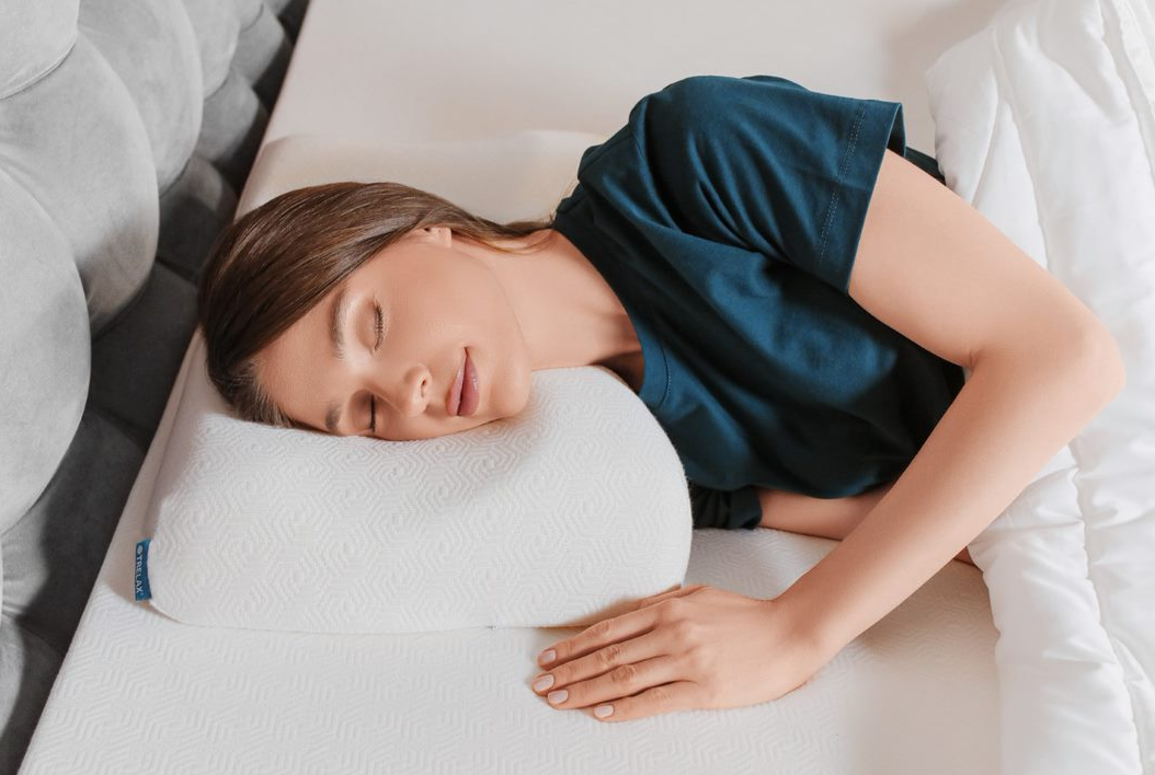 Ортопедическая подушка для сна на боку с эффектом памяти SOLA П30 Трелакс, размер: S