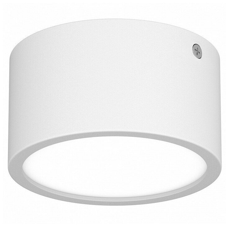 Настенно-потолочный светильник Lightstar Zolla 211916, 10 Вт, 10 х 10 см, цвет арматуры: белый, цвет плафона: белый - фотография № 2