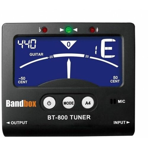 BANDBOX BT-800 Цифровой метроном-тюнер хроматический для гитары, баса, скрипки, укулеле цифровой мини тюнер для гитары жк тюнер с клипсой аксессуары для акустической электрогитары баса скрипки укулеле хроматический