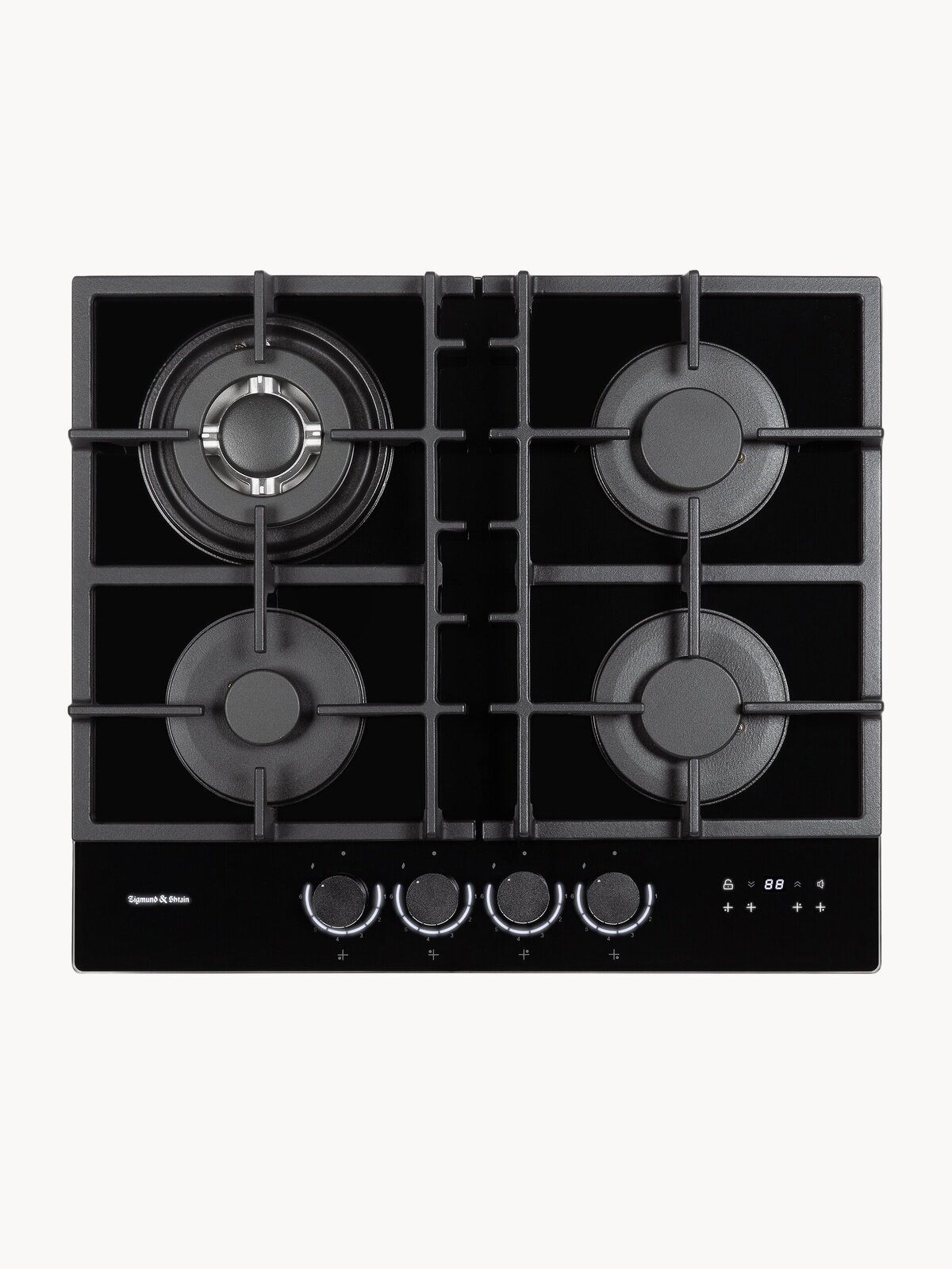 Газовая варочная панель Zigmund & Shtain M 29.6 B, 7500 Вт, черный