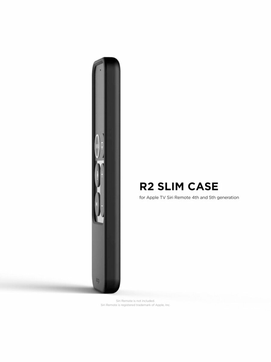 Elago для пульта Apple TV (до 2021) чехол R2 Slim case Black — фото 1