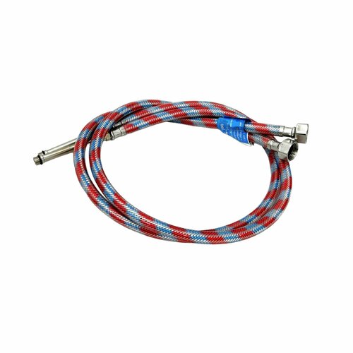 Подводка для воды гибкая с длинными штуцерами Vaserzberg VS-1100 гайка/штуцер 1/2 100 см