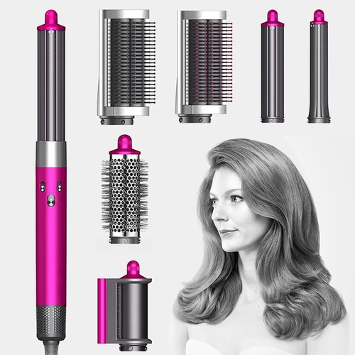 Фен-стайлер для волос beutyone фен стайлер с фен щеткафен расческа для волос с насадками для укладки 6 в 1 розовый 1147400₽