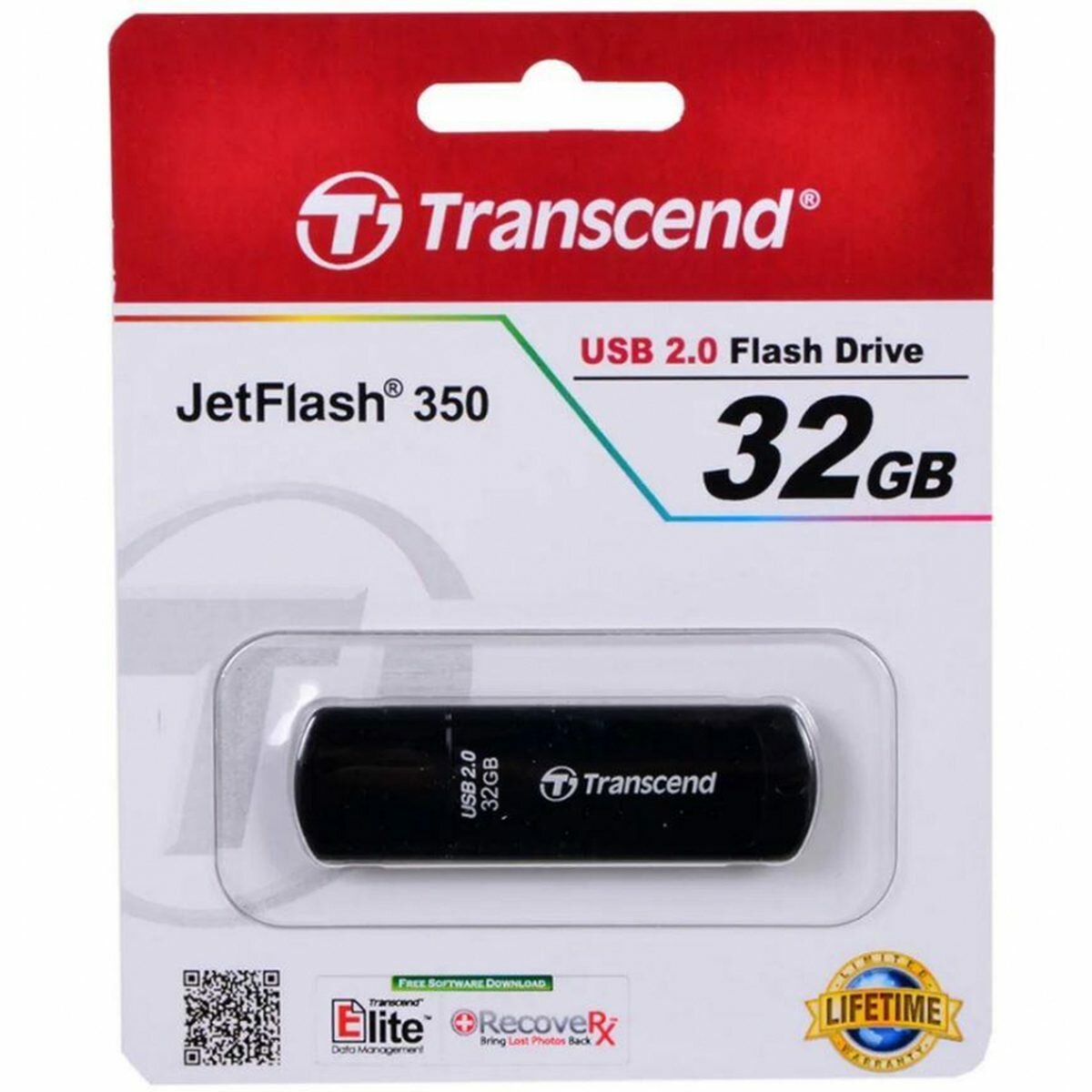 Флешка USB 32Gb Transcend Jetflash 350 TS32GJF350 - фото №12