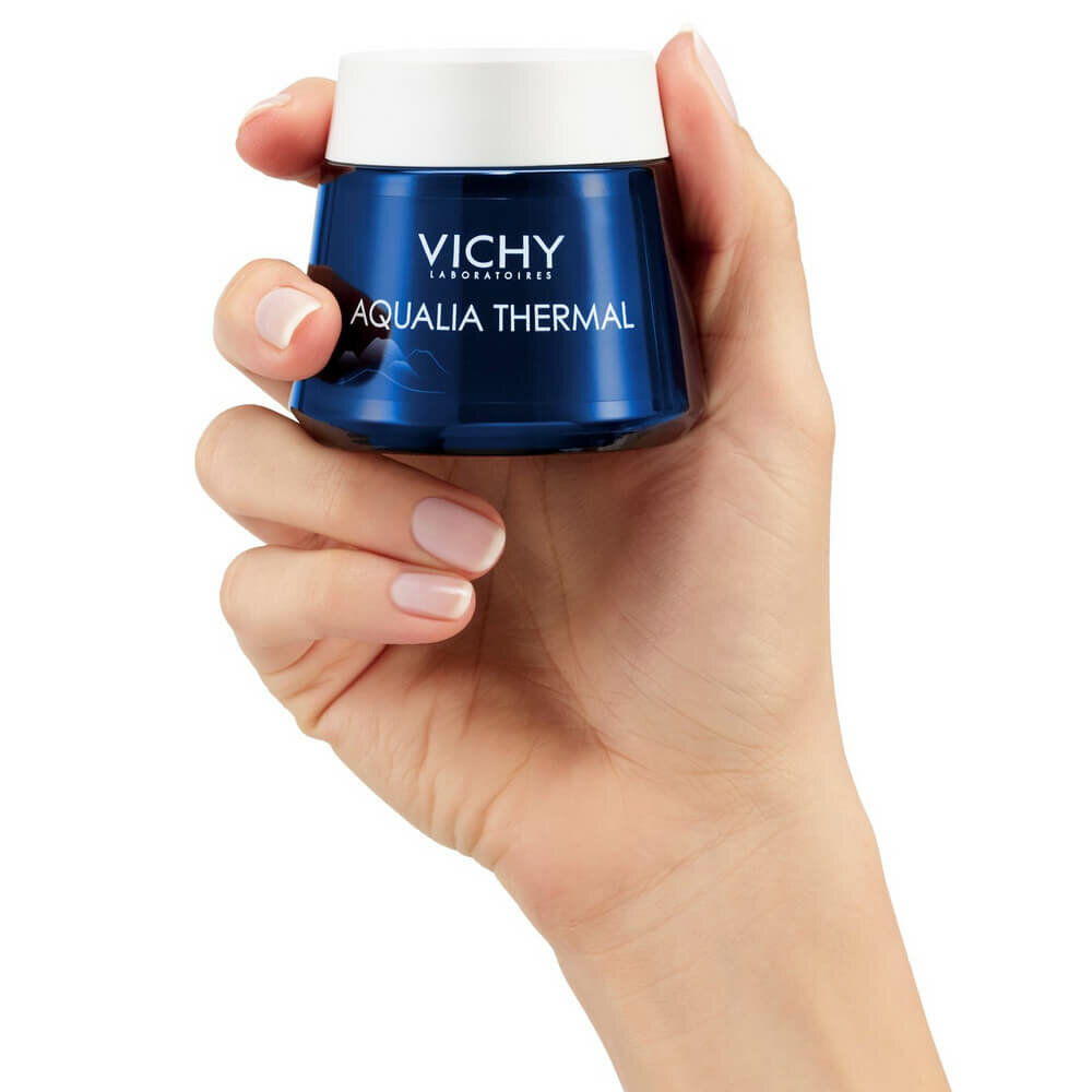 Vichy (Виши) Аквалия Термаль SPA Ночной ритуал Крем-гель восстанавливающий против следов усталости 75 мл — фото 1