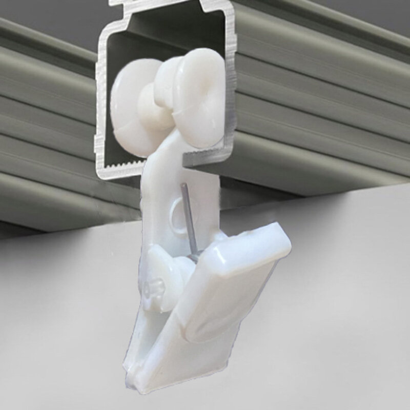 Прищепки для штор, пластик, цвет белый, набор 50шт — фото 1