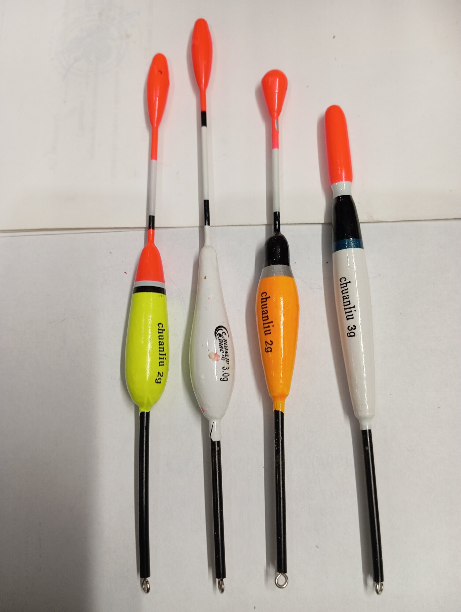 Попловки рыболовные упаковка 4ш-т