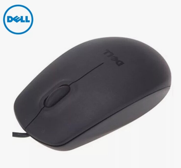 Мышь проводная компьютерная DELL MS111 USB 1200dpi черная
