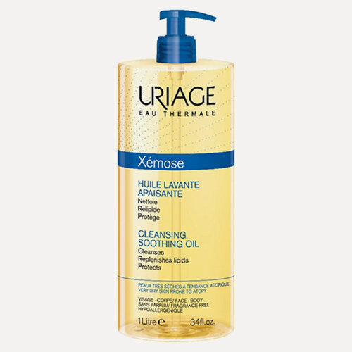 Изображение товара Uriage Очищающее успокаивающее масло для тела Xemose Huile Lavante Apaisante Масло 1000мл