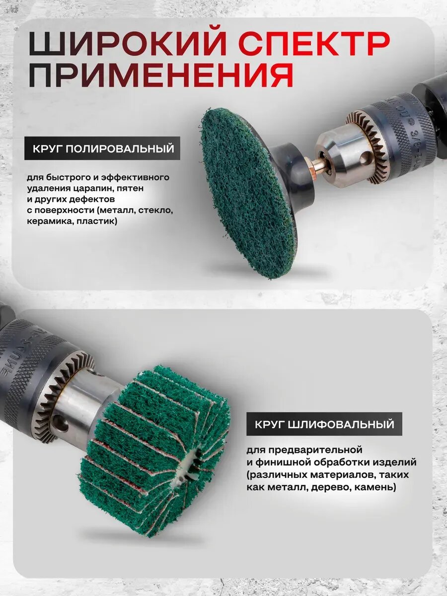 Пневмодрель с комплектом аксессуаров 20 предметов — фото 1