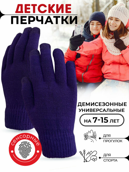 Перчатки , демисезон/зима, размер универсал, черный
