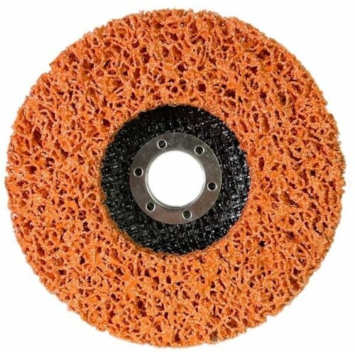 Круг зачистной из нетканого материала GTOOL CD оранжевый (очень грубый) 125х15х22,23 мм