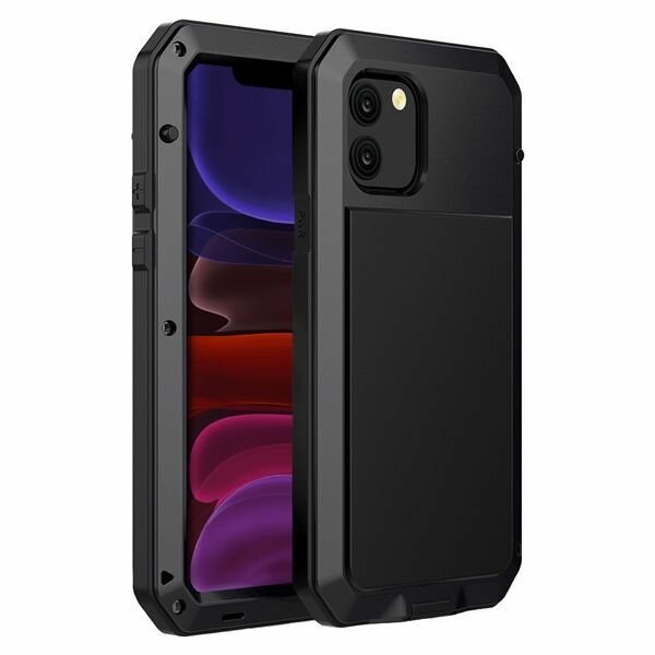 Ударопрочный чехол LunaTik Taktik Extreme для iPhone 12 / 12 Pro , цвет Jet Black