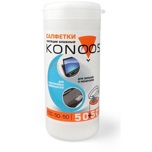 Салфетки для экранов Konoos KDC-50-50 100 шт