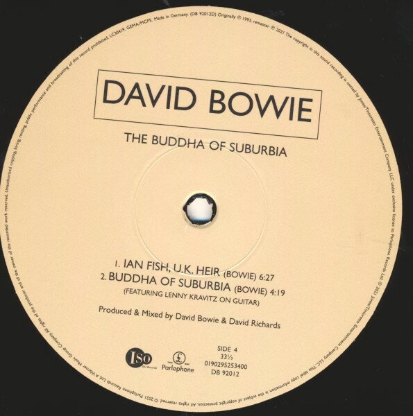 Виниловая Пластинка Bowie, David, The Buddha Of Suburbia (0190295253400) Warner Music - фото №4