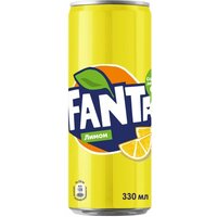Напиток газированный Fanta (Фанта) Лимон 0,33 л х 12 банок