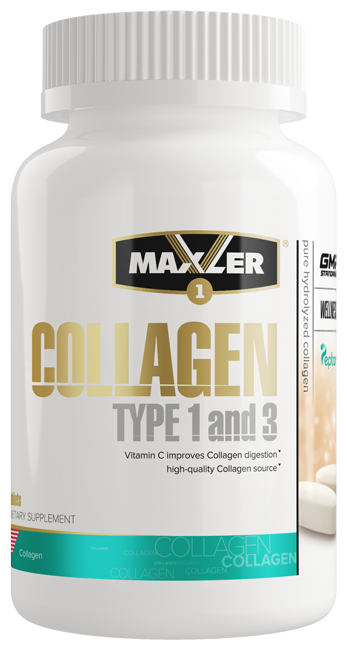Препарат для укрепления связок и суставов Maxler Collagen type 1 and 3