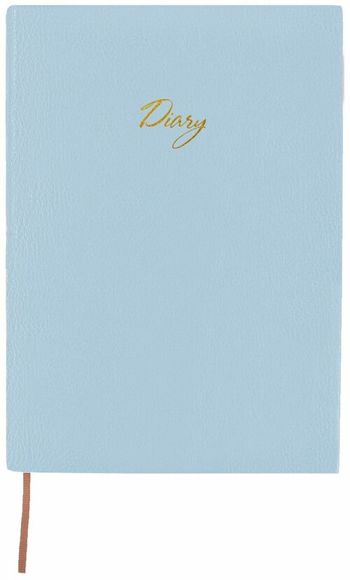 Ежедневник LOREX Romance Stylish Collection недатированный, искусственная кожа, А5, 80 листов, голубой