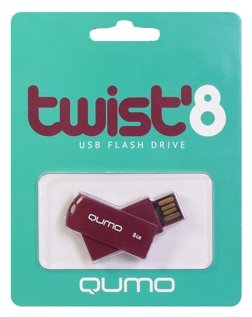 Накопитель USB 2.0 32Гб QUMO Twist Pistachio, фисташковый