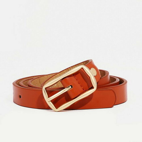 фото Ремень сима-ленд, размер 110, оранжевый сима-лэнд