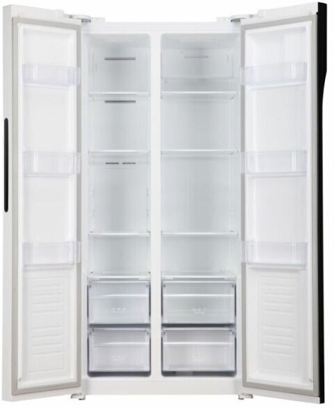Холодильник Hyundai CS4505F черная сталь - фотография № 2