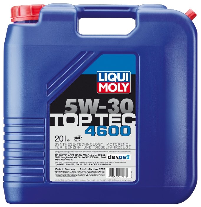 Liqui moly   Top Tec 4600 5w-30 (20l)