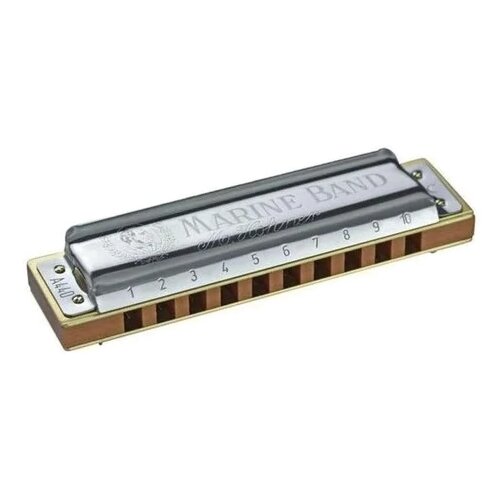 Губная гармошка Hohner Marine Band 1896/20 (M1896476X) серебристый губная гармошка hohner silver star 504 20 small box m5040167 c серый черный