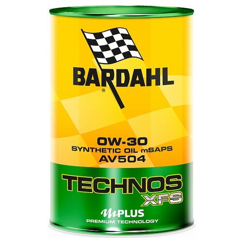 Специализированное синтетическое моторное масло BARDAHL 0W30 C3/VW 504-507 C60 TECHNOS XFS AV504 1л
