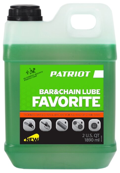 Масло для смазки цепи PATRIOT Favorite Bar & Chain lube 1.892 л