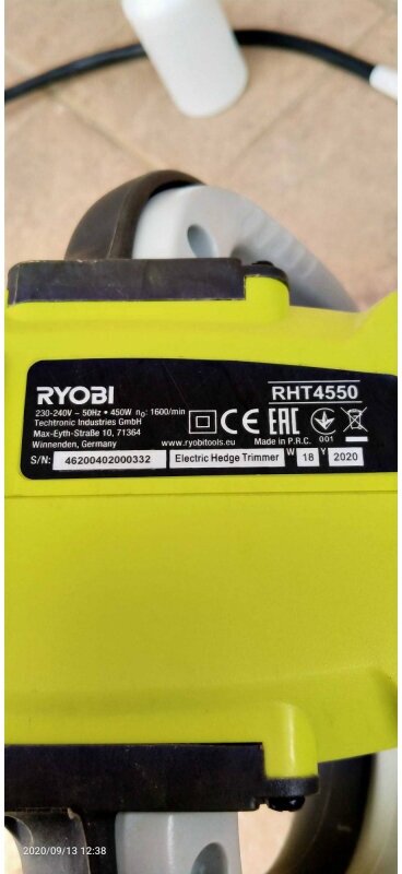 кусторез Ryobi RHT4550 - фото №3